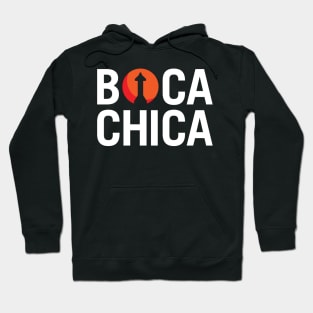 Boca Chica Texas Starship Mars Silhouette Hoodie